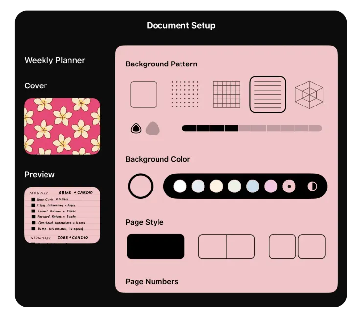 Flow Document Setup
