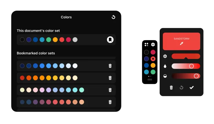 Flow Color Sets