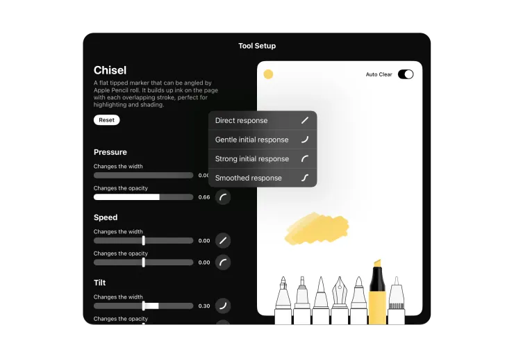 Flow Pencil Customisation