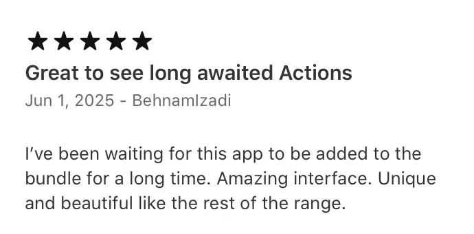 Actions for Mac review